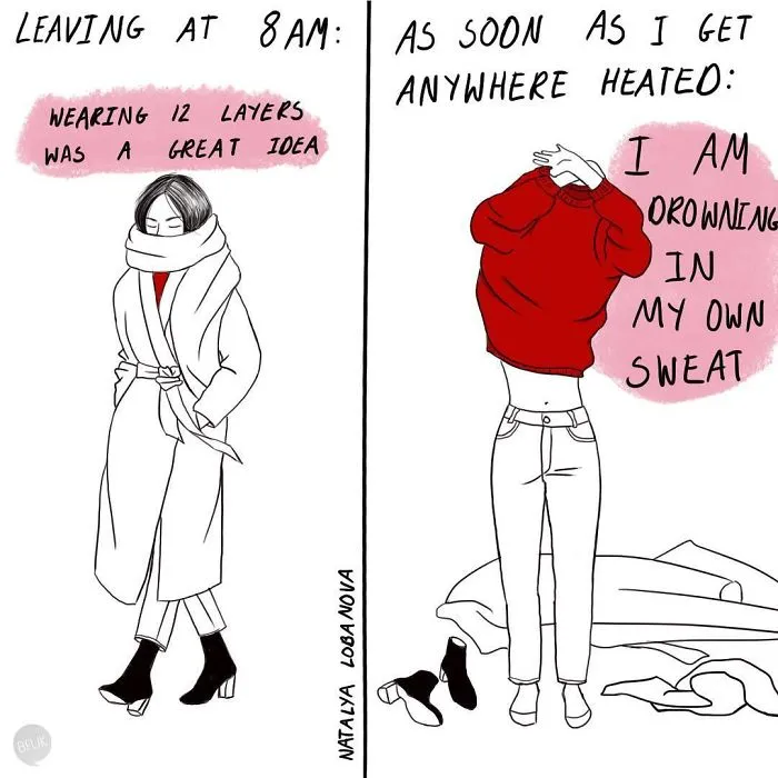50 Funny Comics About Winter Problems That Almost Everyone Will Relate To