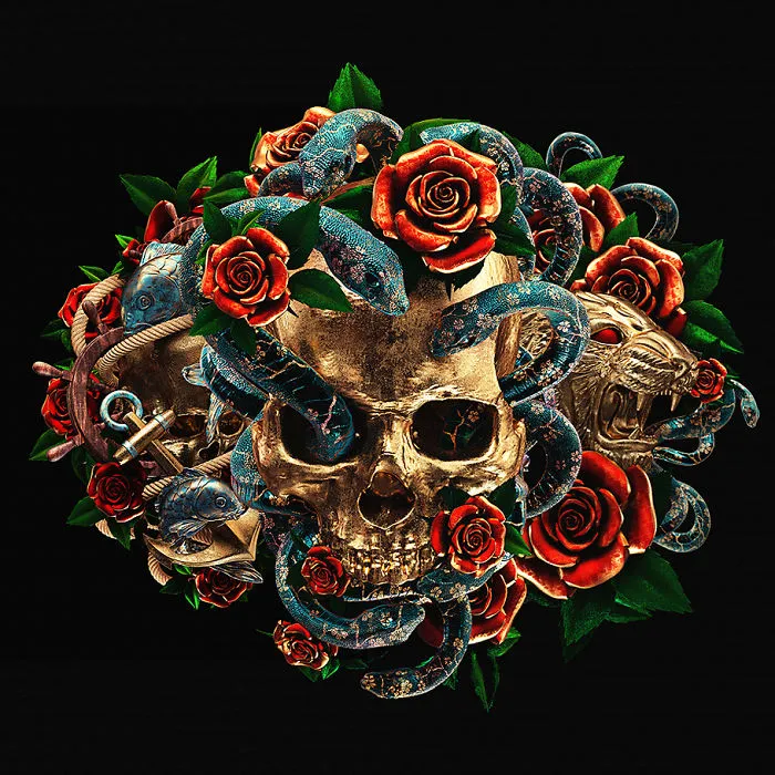 I Reimagined Traditional Tattoos As 3D Illustrations