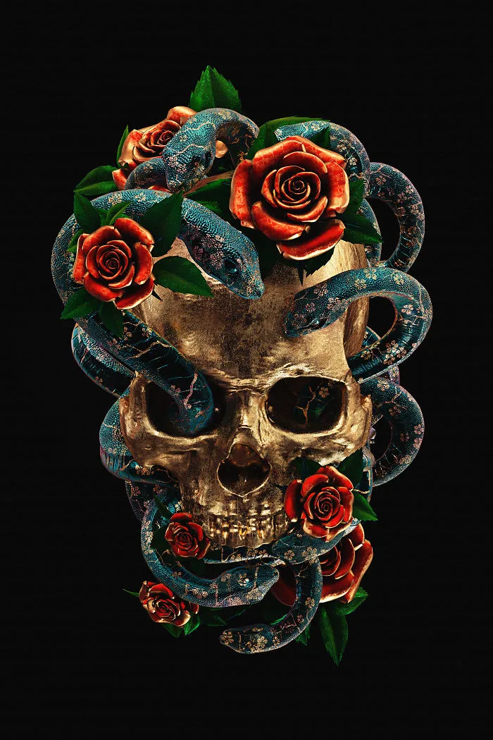 I Reimagined Traditional Tattoos As 3D Illustrations