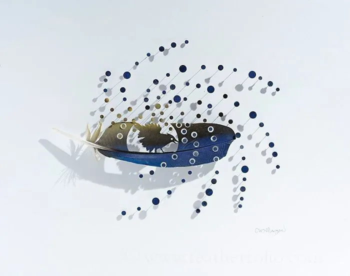 I Use Eye Surgery Scissors And Scalpels To Carve Feathers Into Intricate Art (New Pics)