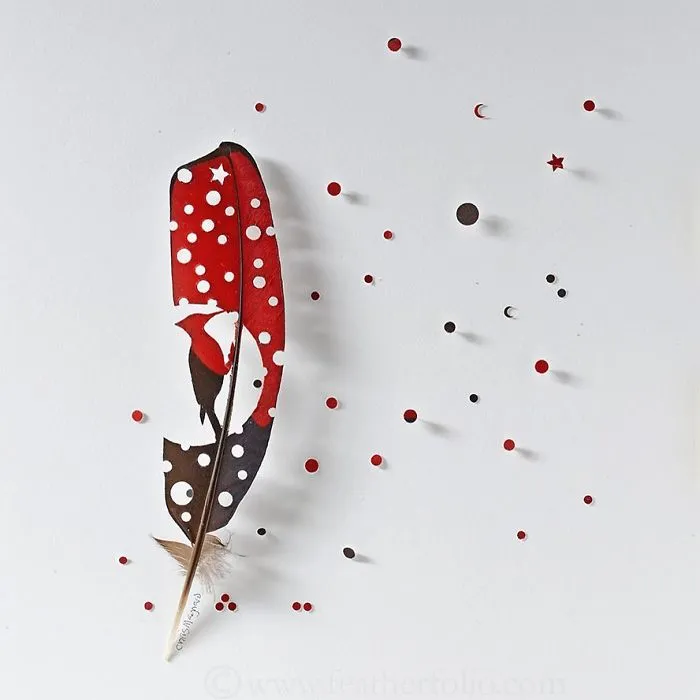 I Use Eye Surgery Scissors And Scalpels To Carve Feathers Into Intricate Art (New Pics)