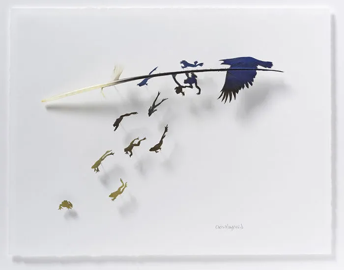 I Use Eye Surgery Scissors And Scalpels To Carve Feathers Into Intricate Art (New Pics)