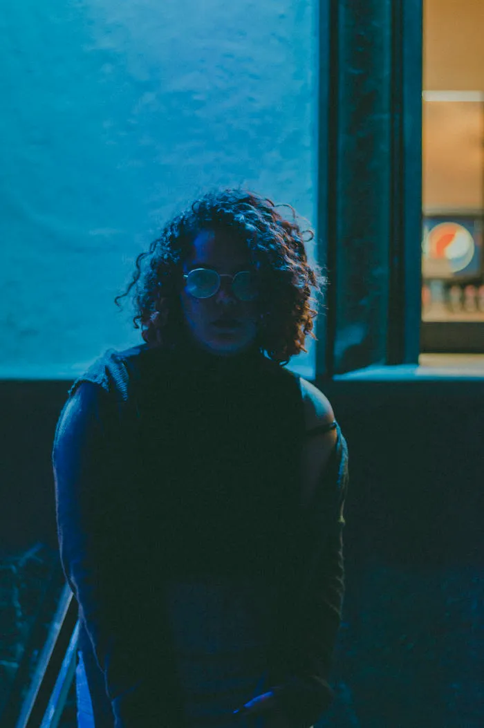 Night Walk With A Model