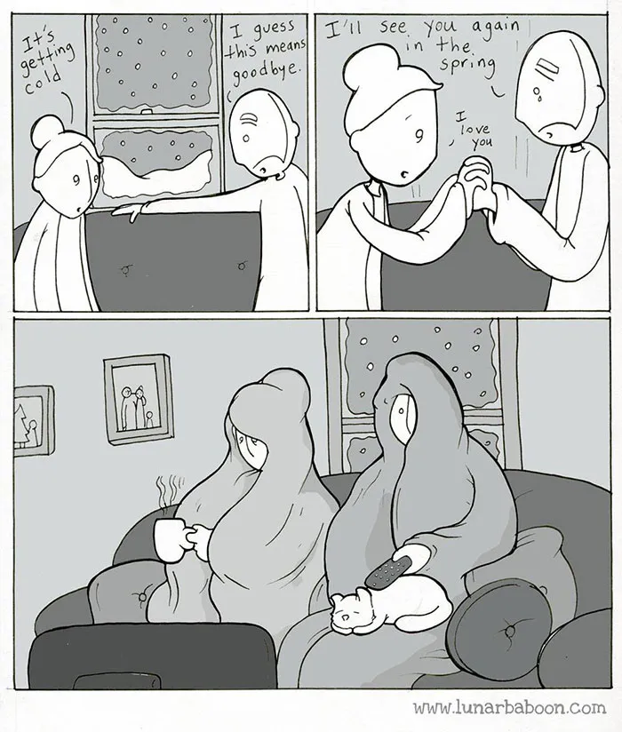 50 Funny Comics About Winter Problems That Almost Everyone Will Relate To