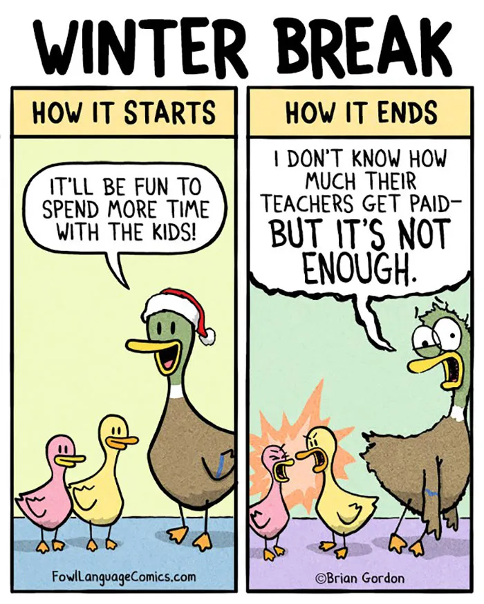 50 Funny Comics About Winter Problems That Almost Everyone Will Relate To