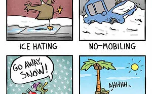 50 Funny Comics About Winter Problems That Almost Everyone Will Relate To