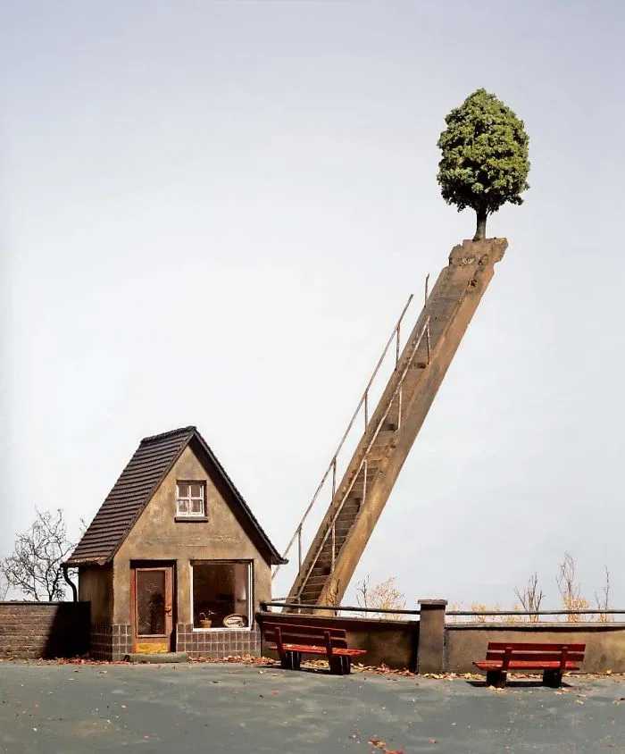 German Artist Creates Miniature Scenes With A Darkly Satirical Twist