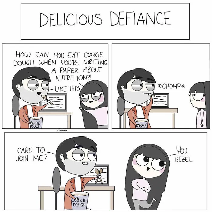 I Love Food And My Boyfriend So I Created These 47 Hilariously Honest Comics To Show It