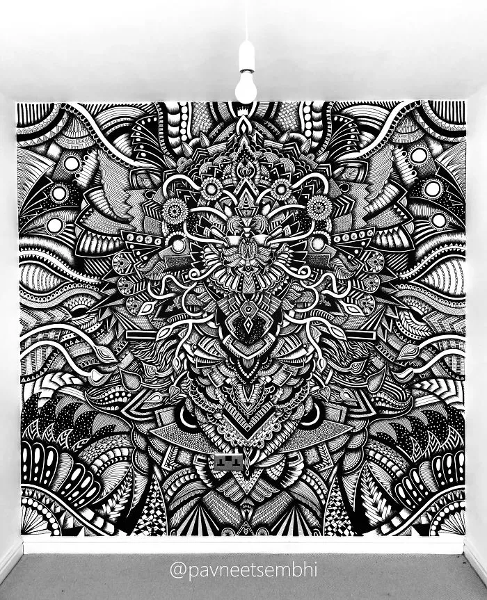I Did A Massive Drawing On The Wall