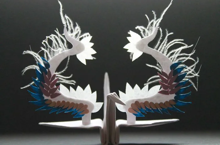 I Folded And Decorated An Origami Crane Every Day, For 1000 Days