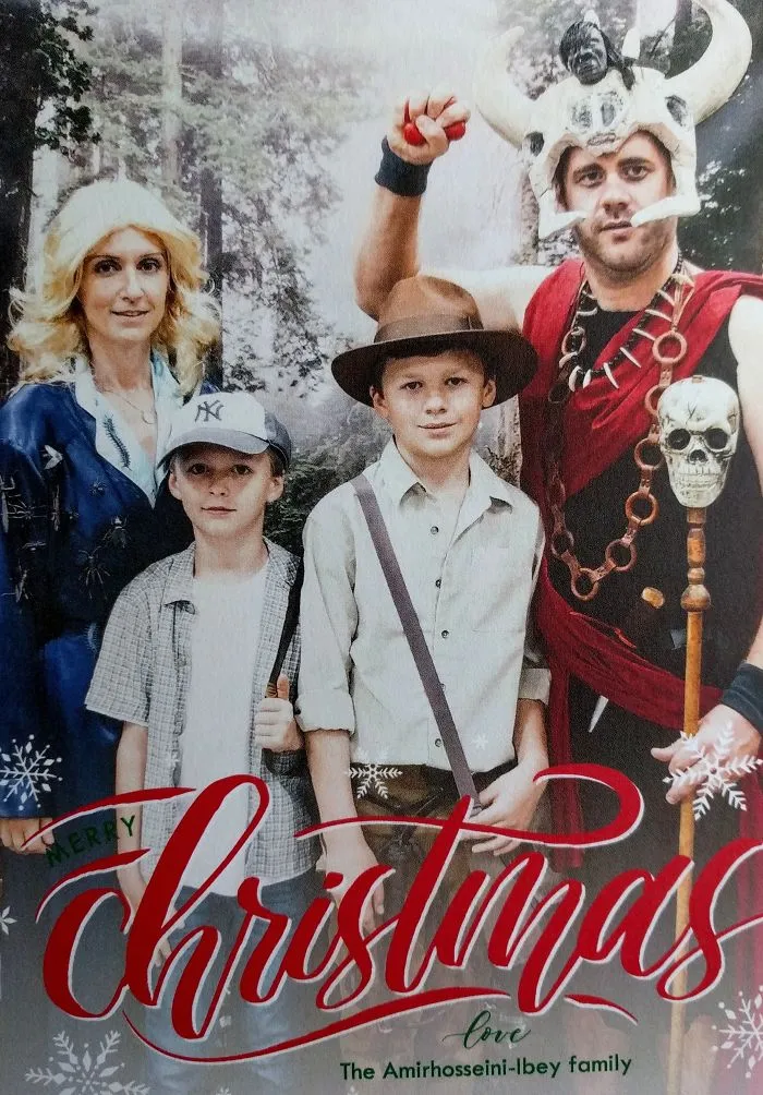 Temple Of Doom Christmas.  We Use Our Cosplay Photos From Comic Con.