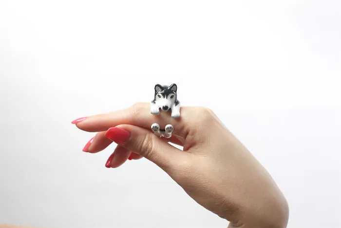 Come Up With 3 Pieces Rings Idea: Boasting Cute Animal Figures