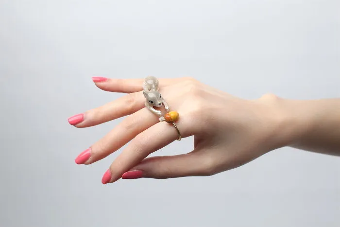 Come Up With 3 Pieces Rings Idea: Boasting Cute Animal Figures