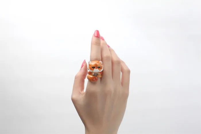Come Up With 3 Pieces Rings Idea: Boasting Cute Animal Figures