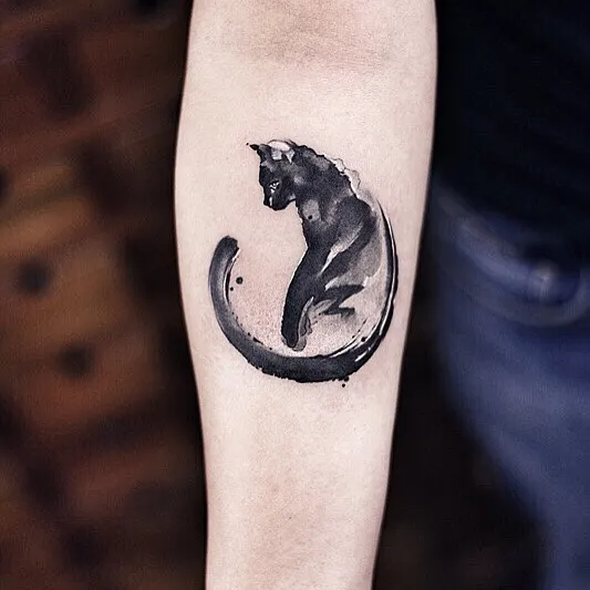 Estos tatuajes similares a acuarelas de Chen Jie te harán desear tener uno tú también