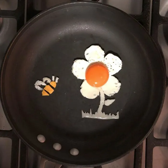 Artist Turns His Breakfast Eggs Into Works Of Art