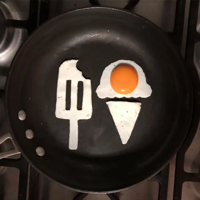 Artist Turns His Breakfast Eggs Into Works Of Art