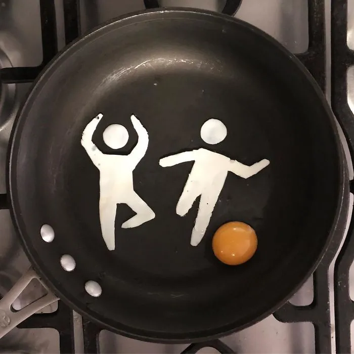Artist Turns His Breakfast Eggs Into Works Of Art