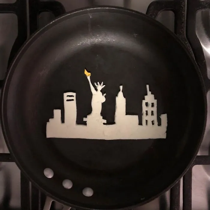 Artist Turns His Breakfast Eggs Into Works Of Art
