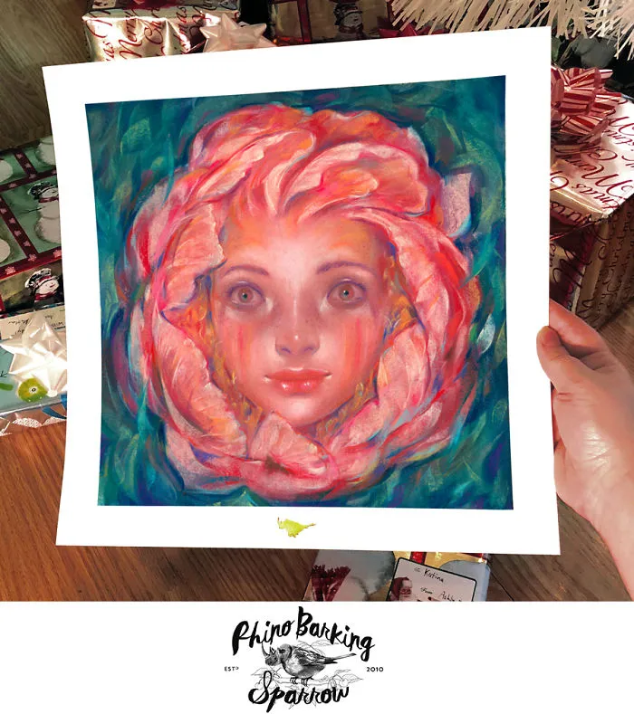 My Chalk Pastel Drawing Of "Peony"