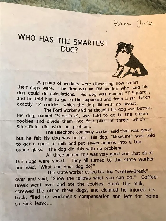 My 82-Year-Old Father Just Gave Me A Collection Of His Generation Memes/Hard Copy Internet