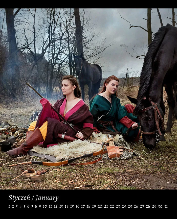 Re-Enactment Calendar From Poland