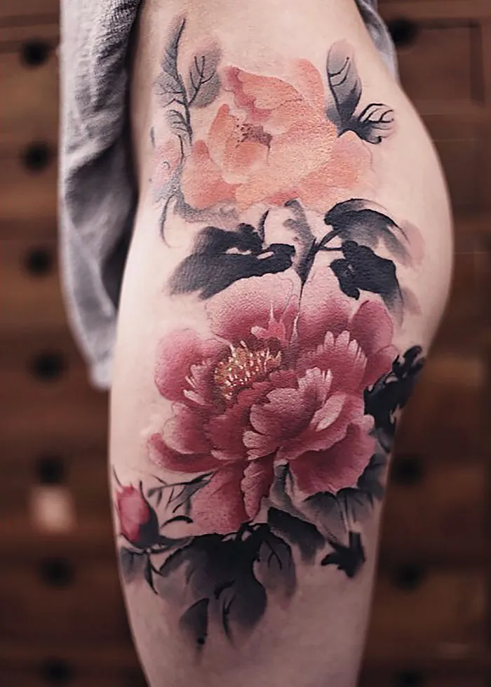 Estos tatuajes similares a acuarelas de Chen Jie te harán desear tener uno tú también