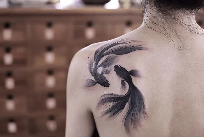 Estos tatuajes similares a acuarelas de Chen Jie te harán desear tener uno tú también