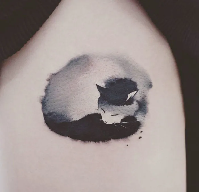 Estos tatuajes similares a acuarelas de Chen Jie te harán desear tener uno tú también