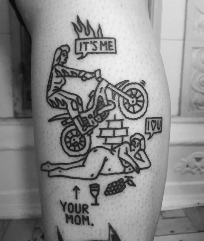 These Irreverent Tattoos From The German Tattoo Artist Will Catch Your Eye