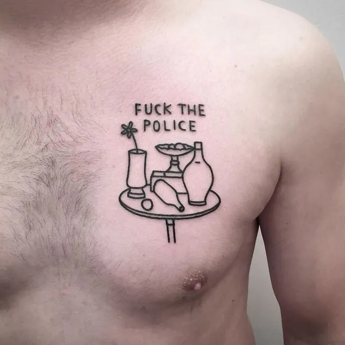 These Irreverent Tattoos From The German Tattoo Artist Will Catch Your Eye