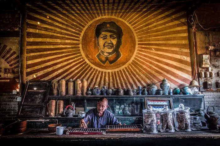 Man Running A Teahouse By Zijie Gong  (1st In Student Category)