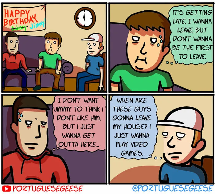 21 Funny And Socially Awkward Comics By Portuguese Geese