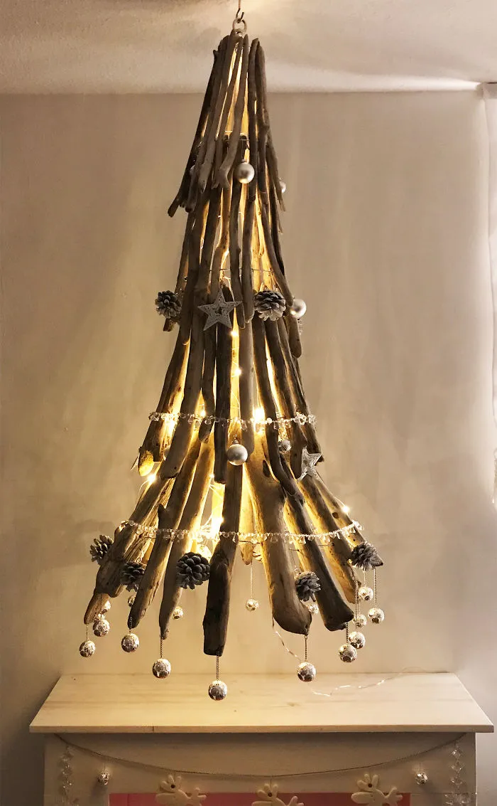 "Bavarian Driftwood Christmas Tree", Not Just Yet All Decorated ;)