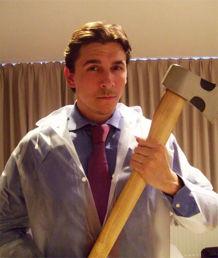 Patrick Bateman de American Psycho en Halloween
