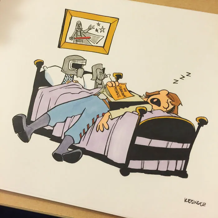 Disney Illustrator Combines Star Wars And Calvin & Hobbes, And The Result Is Adorable