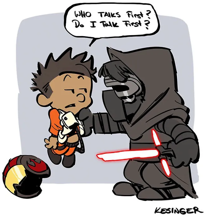 Disney Illustrator Combines Star Wars And Calvin & Hobbes, And The Result Is Adorable