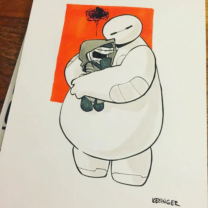 Disney Illustrator Combines Star Wars And Calvin & Hobbes, And The Result Is Adorable
