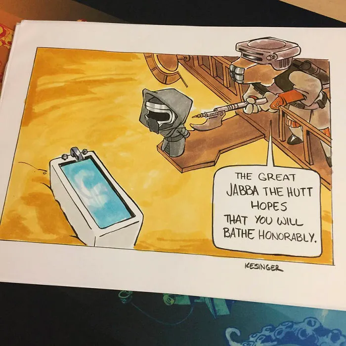 Disney Illustrator Combines Star Wars And Calvin & Hobbes, And The Result Is Adorable
