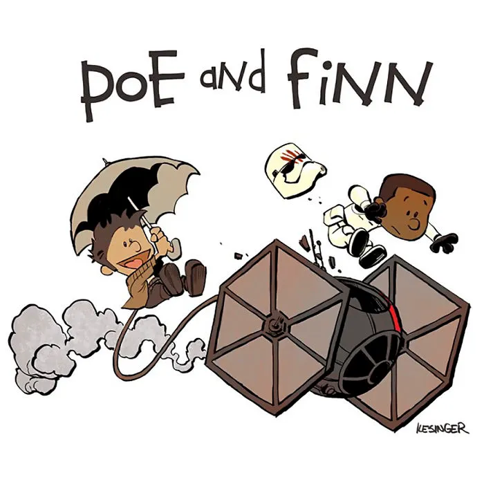 Disney Illustrator Combines Star Wars And Calvin & Hobbes, And The Result Is Adorable