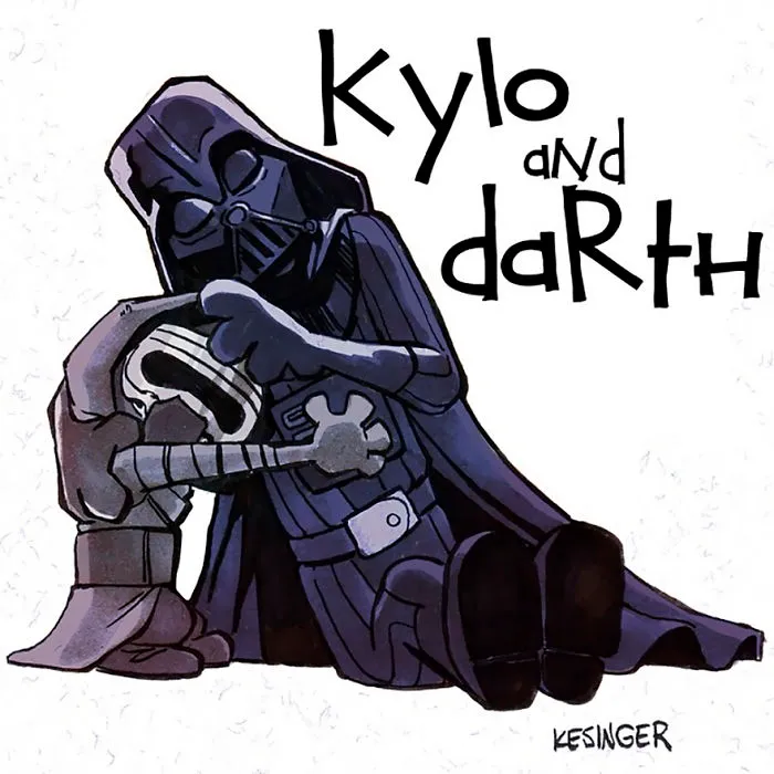 Disney Illustrator Combines Star Wars And Calvin & Hobbes, And The Result Is Adorable