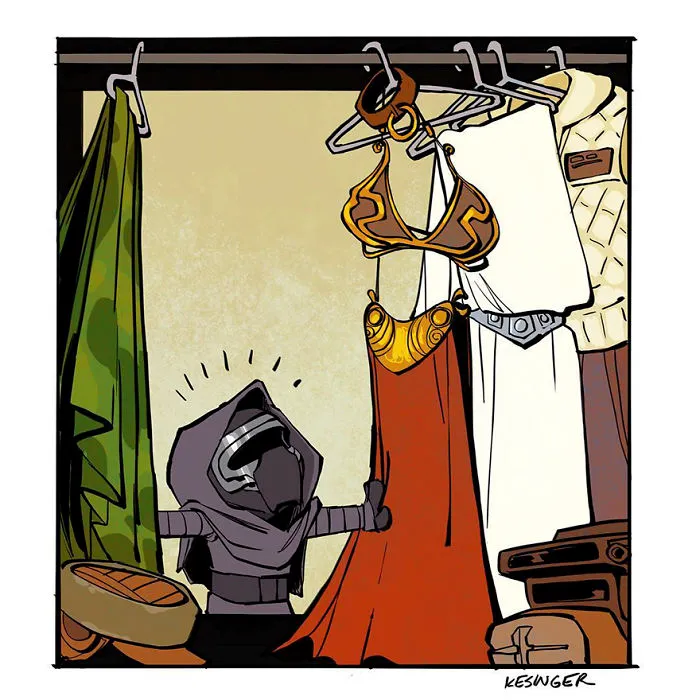Disney Illustrator Combines Star Wars And Calvin & Hobbes, And The Result Is Adorable