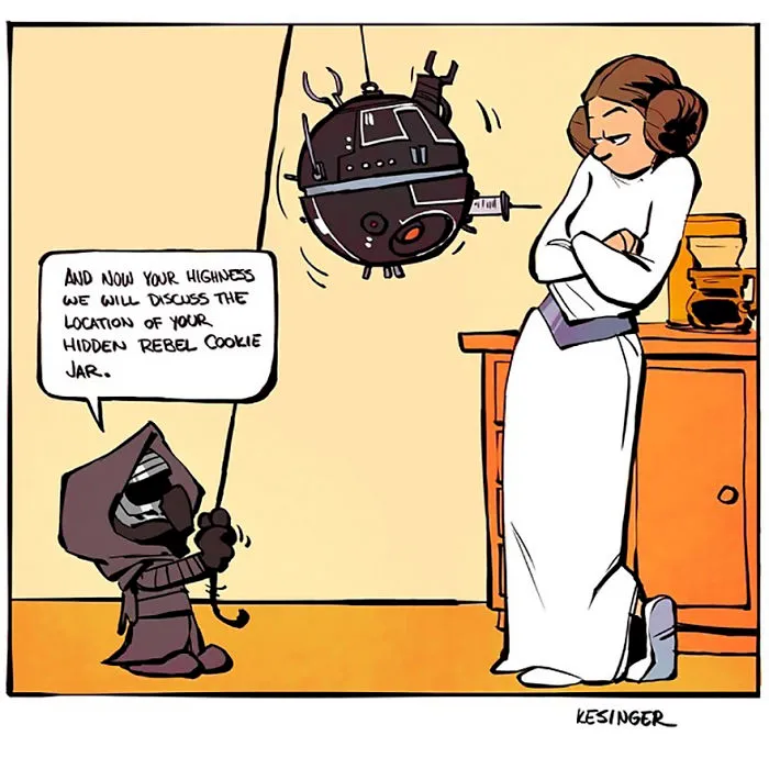 Disney Illustrator Combines Star Wars And Calvin & Hobbes, And The Result Is Adorable