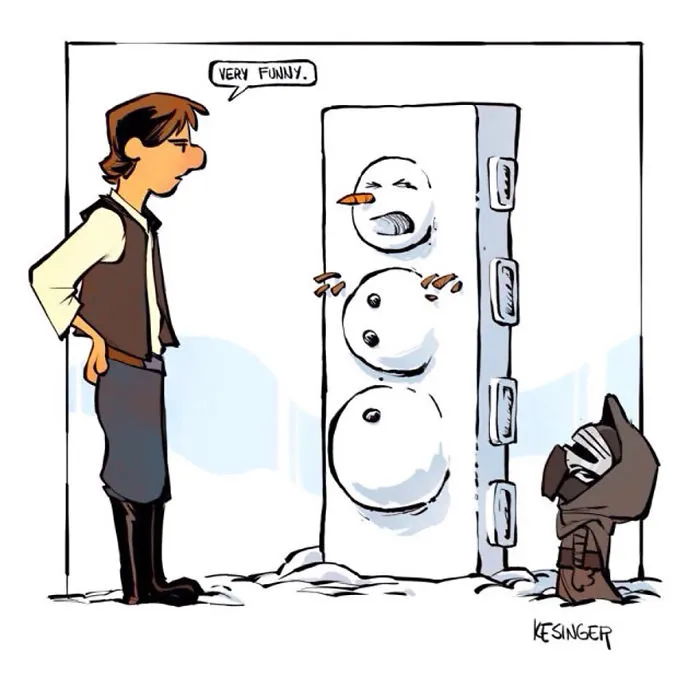 Disney Illustrator Combines Star Wars And Calvin & Hobbes, And The Result Is Adorable