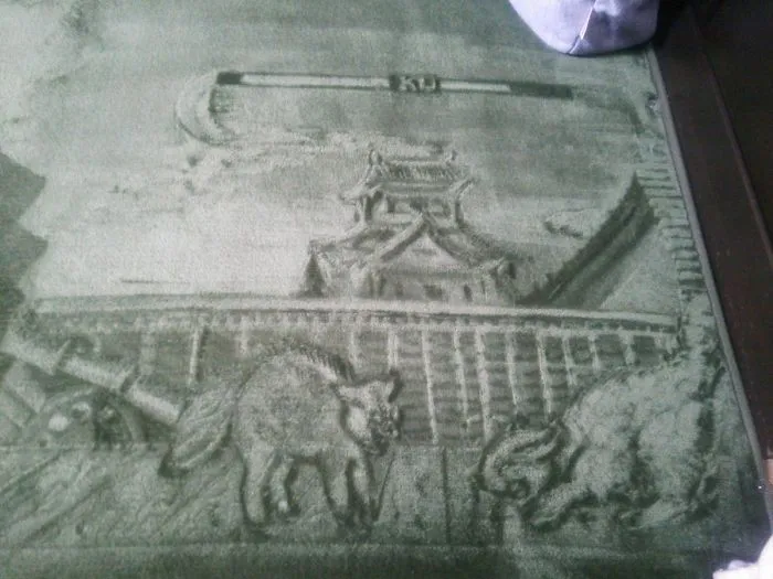 This Lady Draws On Her Carpet And The Result Is So Good, You'll Never Want To Step On It