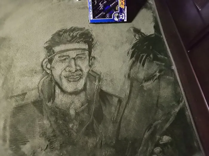 This Lady Draws On Her Carpet And The Result Is So Good, You'll Never Want To Step On It