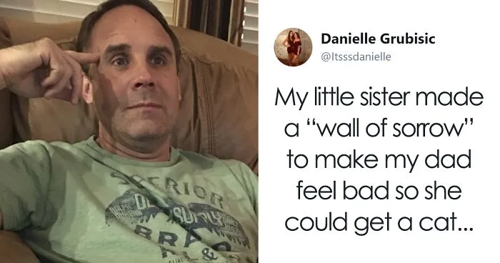 Daughter Tries To Guilt-Trip Her Dad Into Getting Her A Kitty, Gets The Best Response