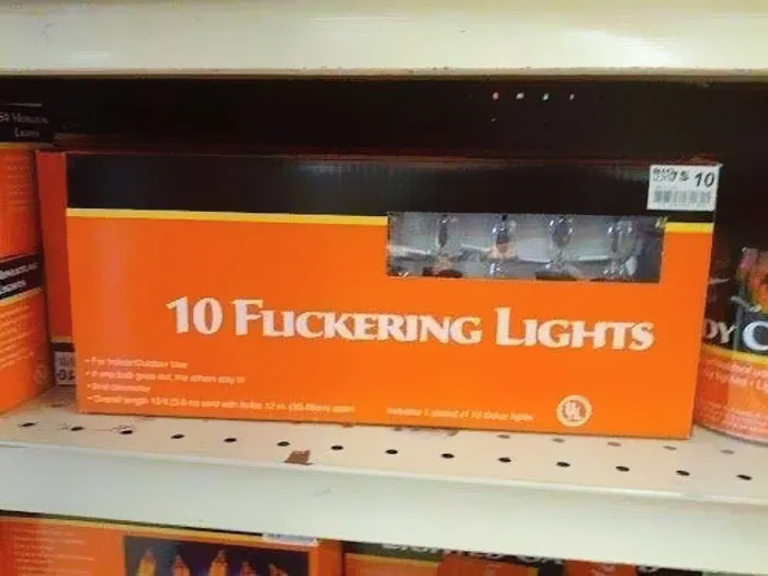 Yeah, You Don't Want Those Christmas Lights On Your Tree