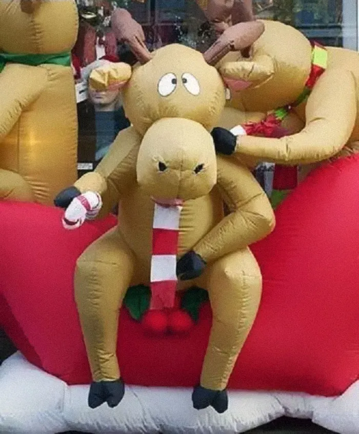 La nariz de Rudolph no es lo único que se le vuelve rojo
