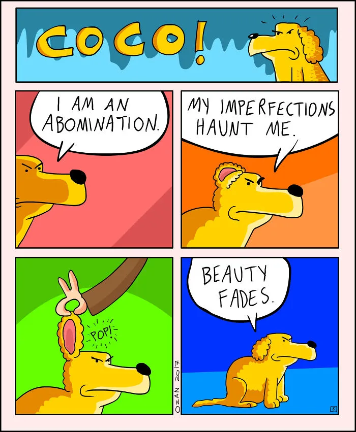 17 Hilariously Pessimistic Comics About Coco The Jolly Dog That Every Pessimist Will Relate To
